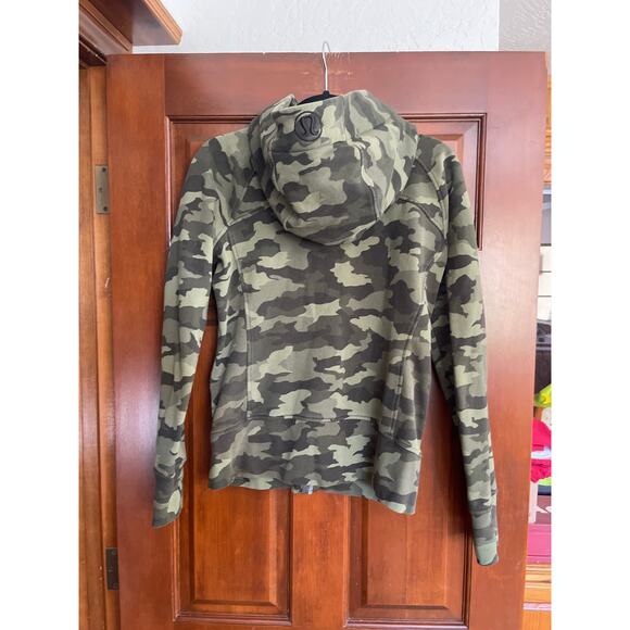 Lululemon scuba camouflage hoodie jacket size 8 - Picture 7 of 7